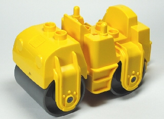 Duplo Steamroller, Complete Assembly in Yellow