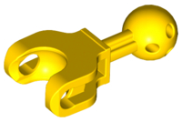 Large Figure Skeletal, Limb, 4L with Ball Joint on Axle and Ball Socket in Yellow