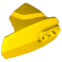 Large Figure Limb Cover, Size 5, Armor with Ball Joint Socket in Yellow