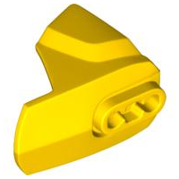 Large Figure Limb Cover, Size 4, Armor with Ball Joint Socket in Yellow