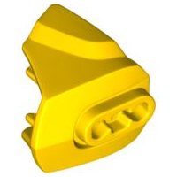 Large Figure Limb Cover, Size 3, Armor with Ball Joint Socket in Yellow