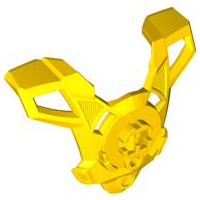 Large Figure Chest Cover, Armour with Trapezoid Shoulders in Yellow