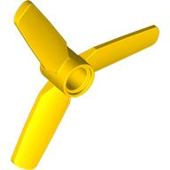 Propeller 3 Blades 5 Diameter, Pin Hole in Yellow