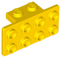 Bracket 1 x 2 - 2 x 4 in Yellow