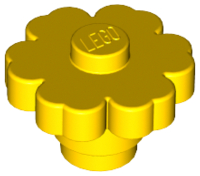 Plant, Flower 2 x 2 - Round [Solid Stud] in Yellow
