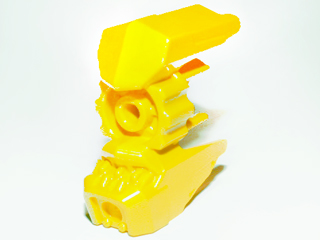 Large Figure Mask, One Eye Opening (XT4) in Yellow