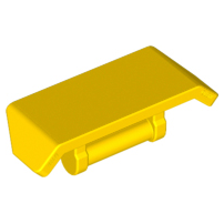 Spoiler 2 x 4 with Handle [Plain] in Yellow