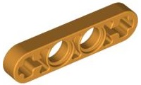 Technic Beam 1 x 4 Thin in Medium Orange