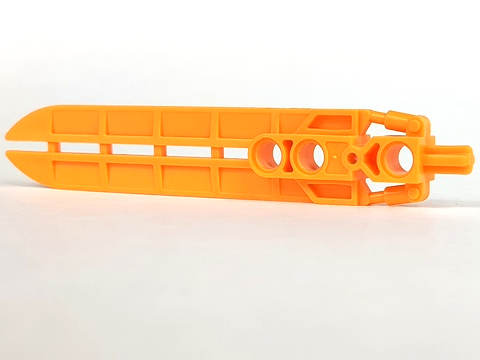Large Figure Weapon Sword, Hydraulics and 3 Holes in Medium Orange