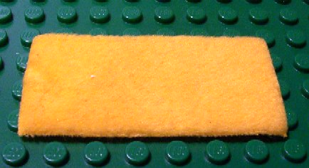 Belville, Blanket 4 x 7 in Medium Orange