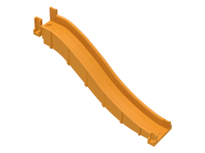 Fabuland, Slide in Medium Orange