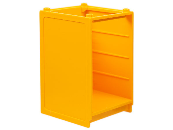 Scala, Cupboard / Dresser 6 x 6 x 7 2/3 without Top in Medium Orange