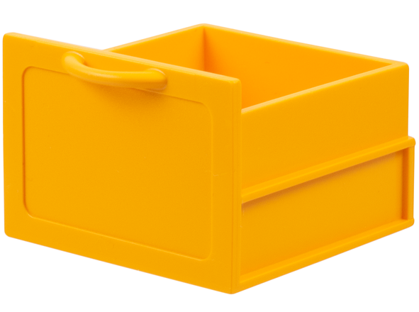 Scala, Cupboard / Drawer, Large in Medium Orange