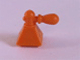 Belville / Scala, Equipment, Bottle Perfume with Pyramid Base and Atomizer in Medium Orange