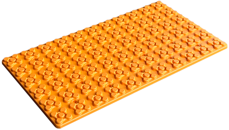 Scala, Baseplate 12 x 22 in Light Orange