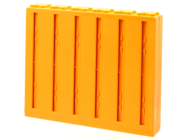 Scala, Building, Wall, Vertical Grooved 12 x 2 x 8 in Light Orange
