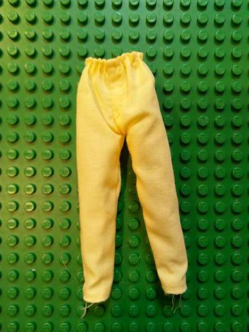 Scala, Trousers / Pants with Elastic Band in Light Yellow