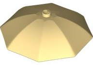 Equipment Umbrella Top with No Bottom Flaps, 6 x 6 with Top Stud in Light Yellow