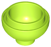 Brick Round 2 x 2 Dome Bottom [Open Stud] in Lime