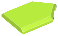 Tile Special 2 x 3 Pentagonal in Lime