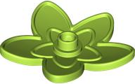 Duplo Plant / Leaf / Flower, 5 Points in Lime