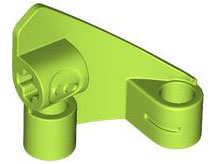 Technic Panel Fairing #9 Medium Triangle Smooth in Lime