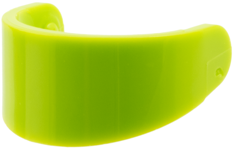 Headwear Accessory Visor For Standard Helmet in Lime
