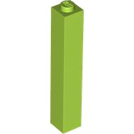Brick 1 x 1 x 5 with Solid Stud in Lime