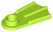 Minifig Footwear Flipper [Thick] in Lime