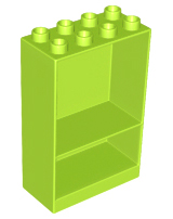 Duplo Cabinet 2 x 4 x 5 in Lime