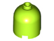 Brick Round 2 x 2 x 1 2/3 Dome Top, Hollow Stud in Lime