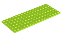 Plate 6 x 16 in Lime