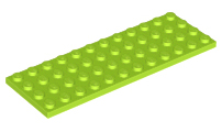 Plate 4 x 12 in Lime