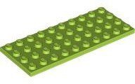 Plate 4 x 10 in Lime