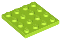 Plate 4 x 4 in Lime