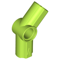 Technic Axle and Pin Connector Angled #4 - 135° in Lime