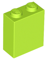 Brick 1 x 2 x 2 with Inside Stud Holder in Lime