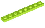 Plate 1 x 8 in Lime