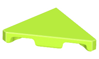 Tile 45° Cut 2 x 2 (Triangle) in Lime