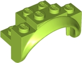 Wheel Arch, Mudguard 4 x 2 x 2 1/2 in Lime
