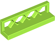 Fence Lattice 1 x 4 x 1 in Lime