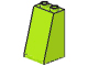 Brick Sloped 75° 2 x 2 x 3 [Hollow Studs] in Lime