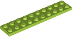 Plate 2 x 10 in Lime