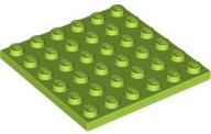 Plate 6 x 6 in Lime