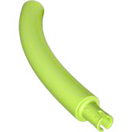 Animal Body Part / Plant, Tail / Neck / Branch / Trunk, Middle Section with Pin, Round Pin Hole in Lime