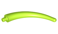 Animal Body Part / Plant, Tail / Claw / Horn / Branch / Tentacle, End Section in Lime
