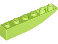 Brick Curved Inverted 6 x 1 in Lime