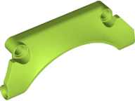 Technic Panel Car Mudguard Arched 9 x 2 x 3 #30 in Lime