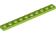 Plate 1 x 10 in Lime