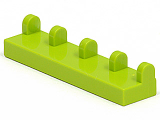 Hinge Tile 1 x 4 in Lime